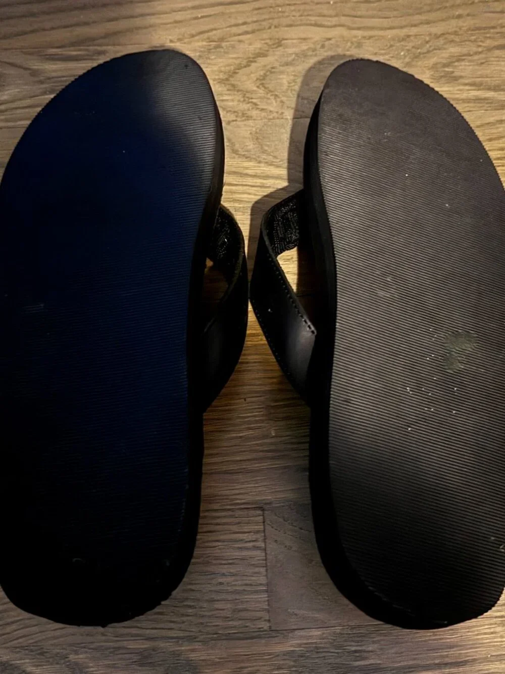 Polo Sport Black Flip Flop Sandals – Men's Size 11, Good Condition